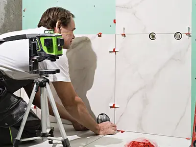 foto ilustrativa Revestimento com cerâmica e porcelanato